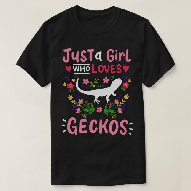 Camiseta Geckos Lizard Gecko Lover (Frente do Design)