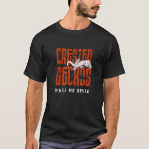 Camiseta Geckos Me Faz Sorrir Os Répteis Lizard Exóticos