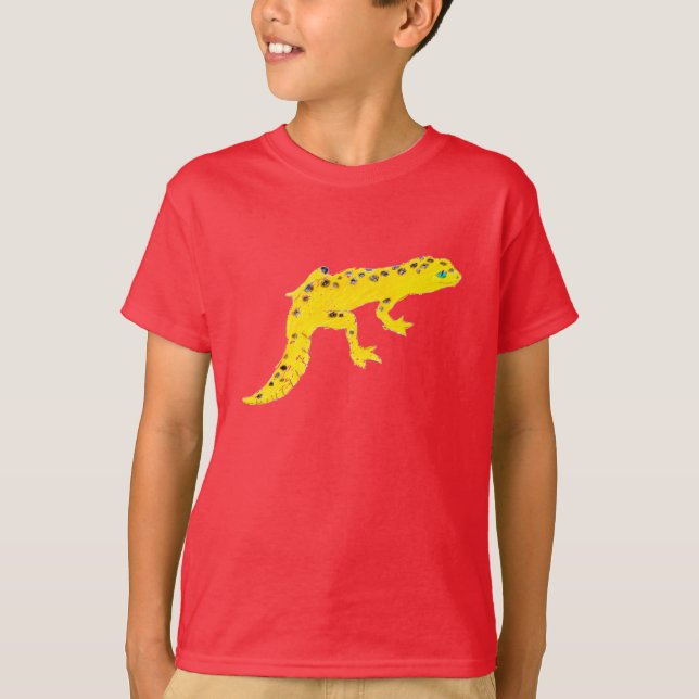 Camiseta Geco do leopardo (Frente)