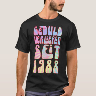 Camiseta Geduld Verlieren Seit 1988 35 Jahre Alter Geburtst