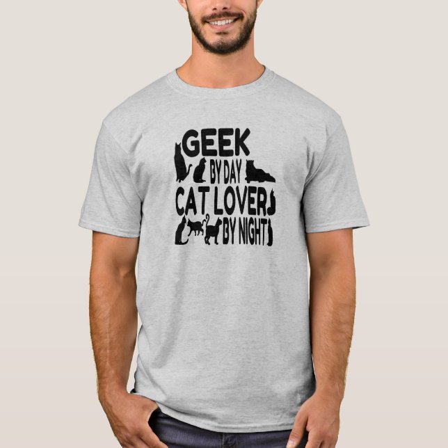 Camiseta Geek Cat Lover (Frente)