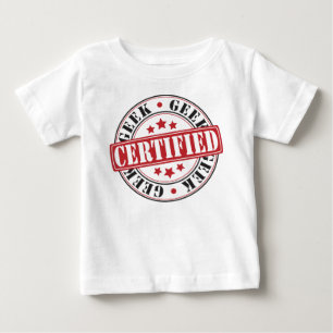 Camiseta Geek certificado