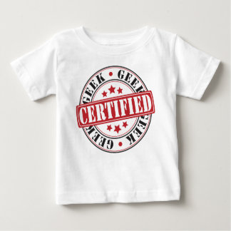 Camiseta Geek certificado