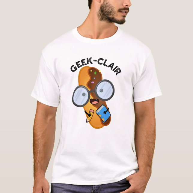 Camiseta Geek-clair Piada Eclair Engraçado  (Frente)