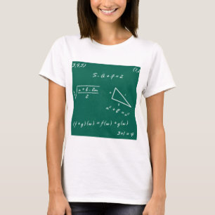 Camiseta geek de álgebra professor de matemática