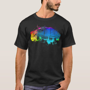 Camiseta Geek de animais de caminhoneiro de grande porte