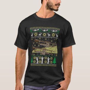 Camiseta Geek de Banda de Natal Feia