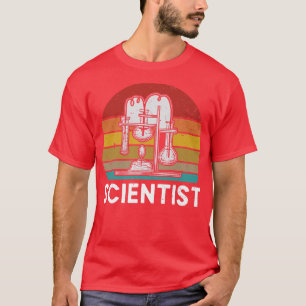 Camiseta Geek de Física do Nerd de Ciência Retro-Scientist 