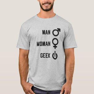 Camiseta Geek de Homem-Mulher Presente