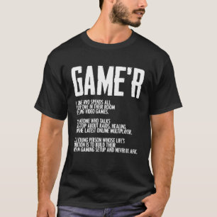 Camiseta Geek de jogos para Videos games de definição