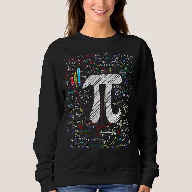 Camiseta Geek de Professores de Matemática da Equação Pi Da (Frente)