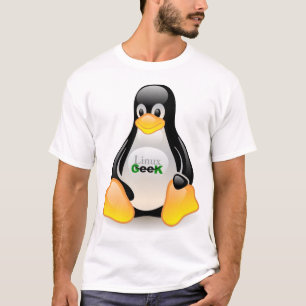 Camiseta Geek de Tux Linux