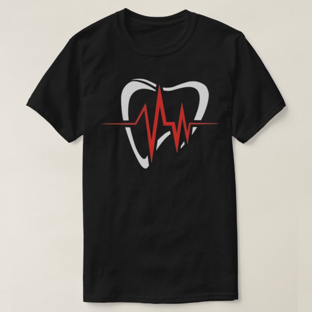 Camiseta geek Dental Assistant de pulsação Dentista Gear De (Frente do Design)