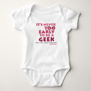 Camiseta Geek do bebê