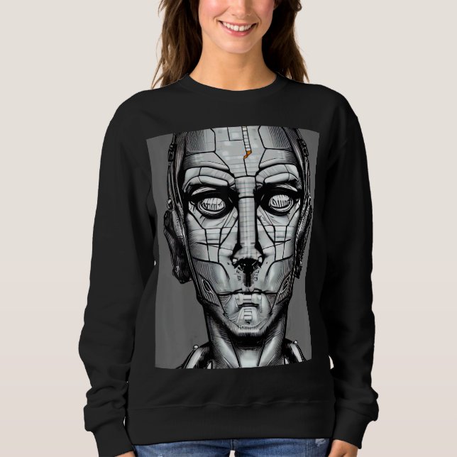 Camiseta Geek do computador com hacker Cyberpunk design_1 (Frente)