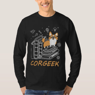 Camiseta Geek Engraçado Corgi Design 403