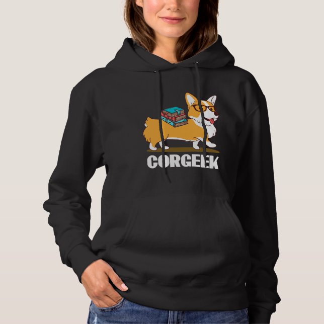 Camiseta Geek Engraçado Corgi Design 49 (Frente)
