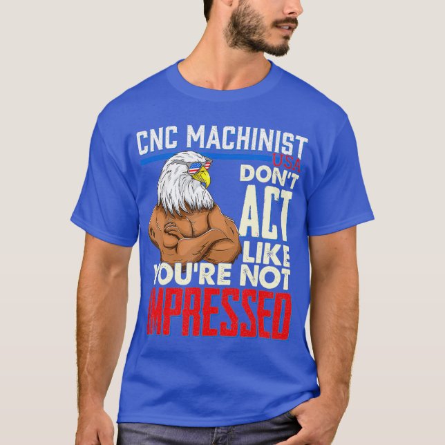 Camiseta Geek Engraçado do Computador CNC (Frente)