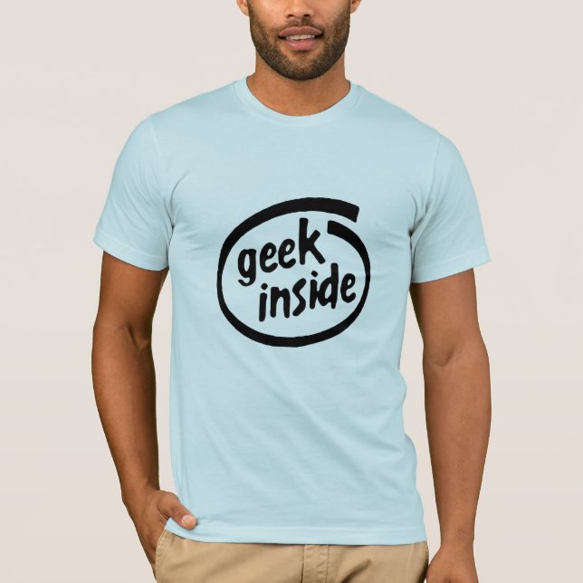 CAMISETA GEEK PARA DENTRO (Frente)