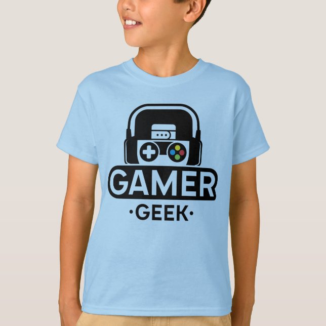 Camiseta Geek para jogadores (Frente)