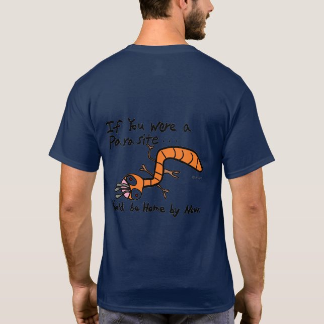 Camiseta Geek parasita (Verso)