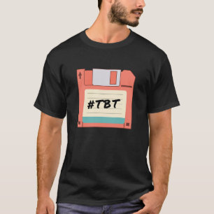 Camiseta Geek Retroativo de Disquete Quinta-feira TBT