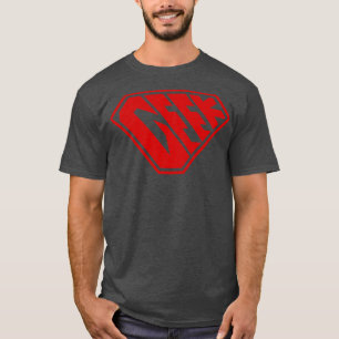 Camiseta Geek super-equipado vermelho
