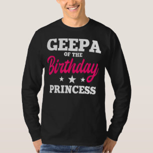 Camiseta Geepa Do Celebrato Do Blog Da Princesa de Aniversá