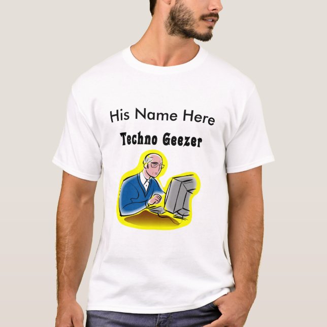 Camiseta Geezer de Techno (Frente)