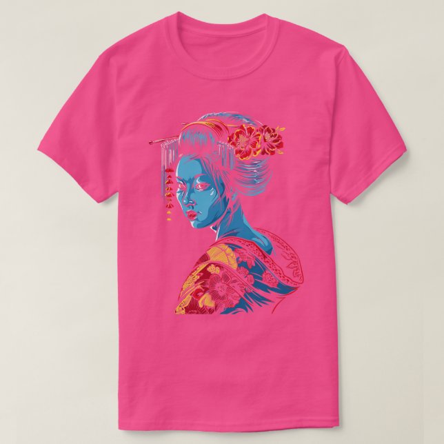 Camiseta Geisha (Frente do Design)