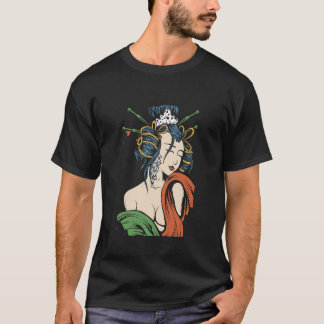 Camiseta Geisha Artistics Cultura Cute