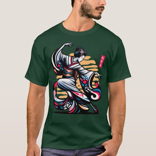 Camiseta Geisha Beauty da alma (Frente)