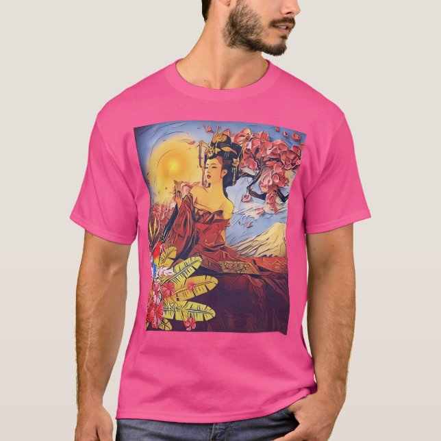 Camiseta Geisha Blossom (Frente)