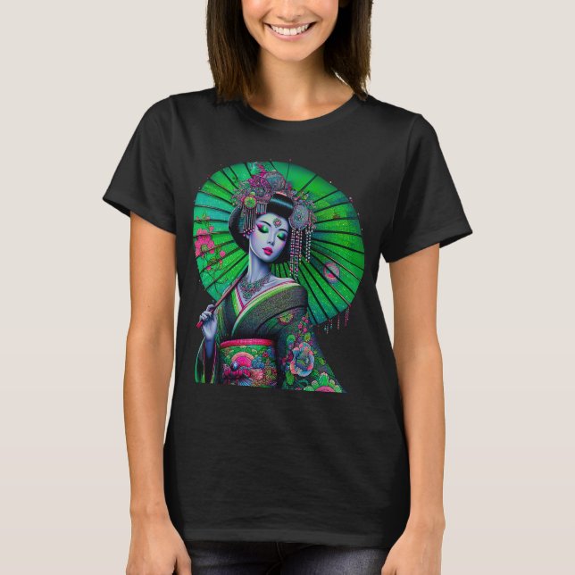Camiseta Geisha Feminina (Frente)