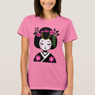 Camiseta Géisha Folclórica