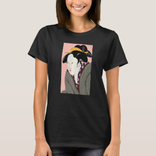 Camiseta Geisha Girl Japonês Retro Aestético Vaporwa Asiáti