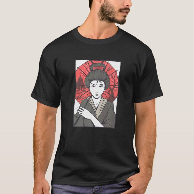 Camiseta Geisha Japonesa (Frente)