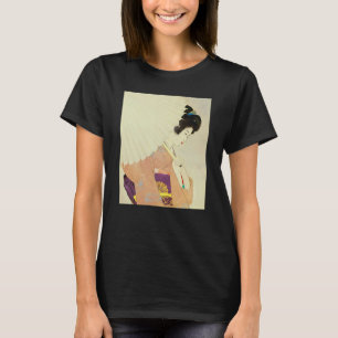 Camiseta Geisha japonesa Umbrella Kimono Shin hanga U