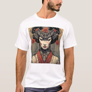 Camiseta Geisha Mech Smile Tee