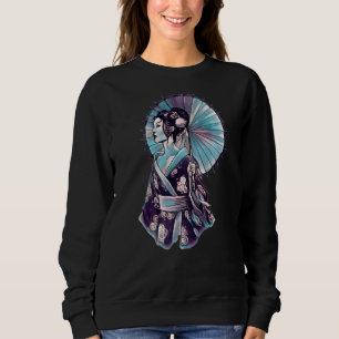 Camiseta Geisha Parasol Bonito Tattoo Samurai