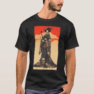 Camiseta Geisha Skeleton Geisha Skull