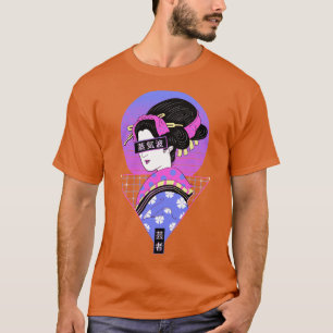 Camiseta Geisha Wave