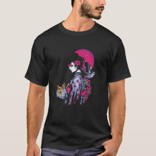 Camiseta Geisha Yandere Harajuku Aestético Oni Girls'
