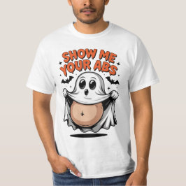 Camiseta Geist entblößt Bauch  Show me your ABS - Halloween