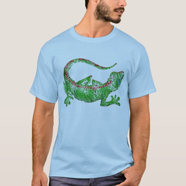 Camiseta gekko retro (Frente)