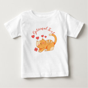 Camiseta Gelado Adorando Laranja Tabby Kitten