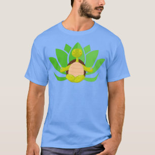 Camiseta Gelado de Tartaruga de Yoga Cute Fazendo Ioga