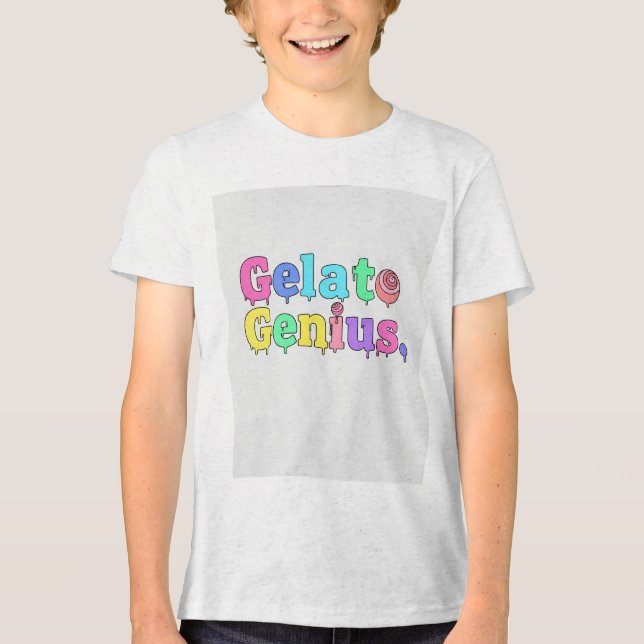 Camiseta Gelato Genius. (Frente)