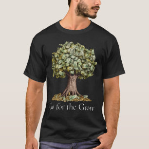 Camiseta Geldbaum Design - Ir para a Árvore de Dinheiro Cre