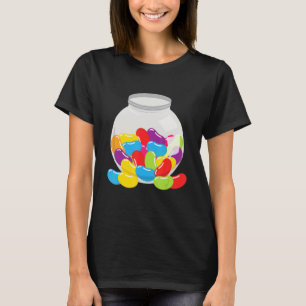Camiseta Geleia Bonita Bean Candy Páscoa do Dia Nacional do